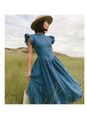 Ivy City NELLY 22W Denim Dress